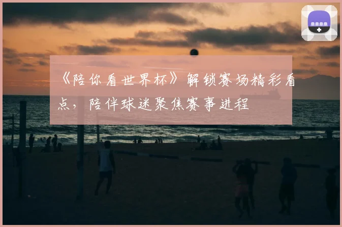 《陪你看世界杯》解锁赛场精彩看点，陪伴球迷聚焦赛事进程